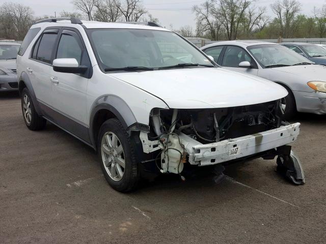 1FMDK02W68GA43382 - 2008 FORD TAURUS X S WHITE photo 1