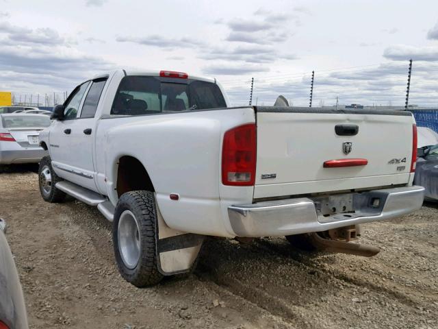 3D7MX48C16G156559 - 2006 DODGE RAM 3500 S WHITE photo 3