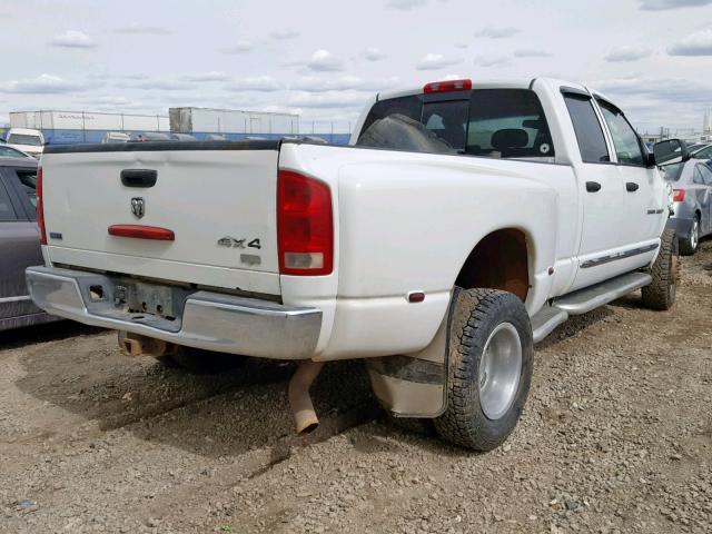 3D7MX48C16G156559 - 2006 DODGE RAM 3500 S WHITE photo 4