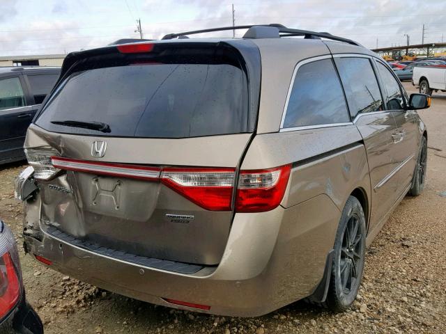 5FNRL5H91CB122919 - 2012 HONDA ODYSSEY TO BEIGE photo 4