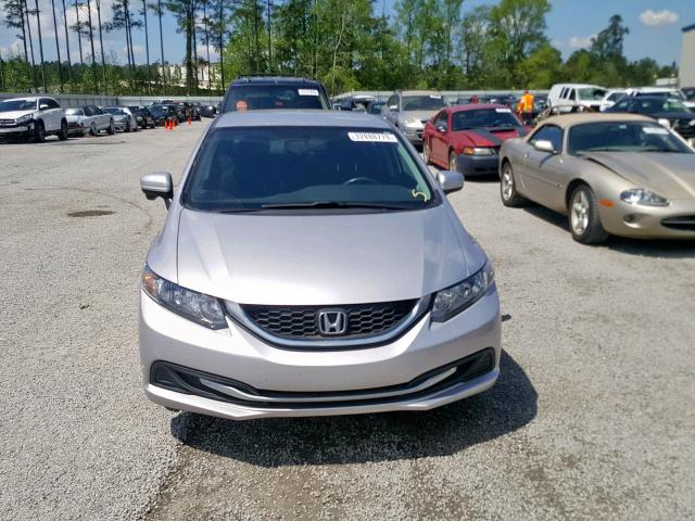 19XFB2F75FE029787 - 2015 HONDA CIVIC SE SILVER photo 9