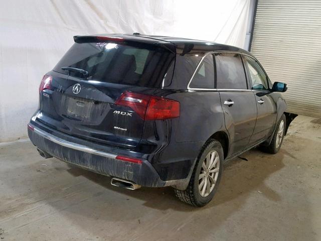 2HNYD2H5XBH537356 - 2011 ACURA MDX ADVANC BLACK photo 4