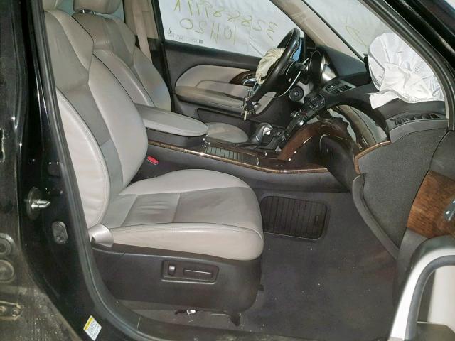2HNYD2H5XBH537356 - 2011 ACURA MDX ADVANC BLACK photo 5