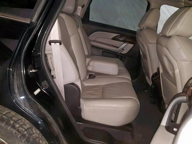 2HNYD2H5XBH537356 - 2011 ACURA MDX ADVANC BLACK photo 6
