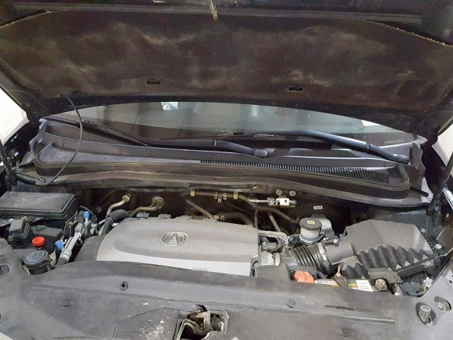 2HNYD2H5XBH537356 - 2011 ACURA MDX ADVANC BLACK photo 7
