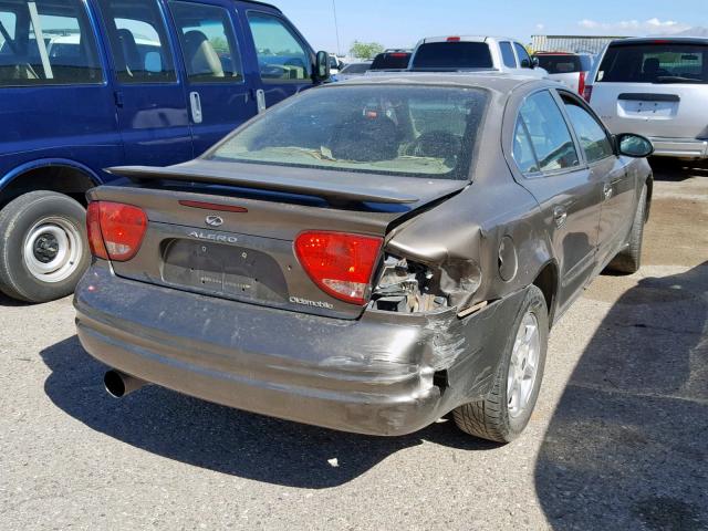 1G3NF52E62C163893 - 2002 OLDSMOBILE ALERO GLS BROWN photo 4