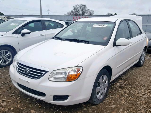 KNAFE122385535755 - 2008 KIA SPECTRA EX WHITE photo 2