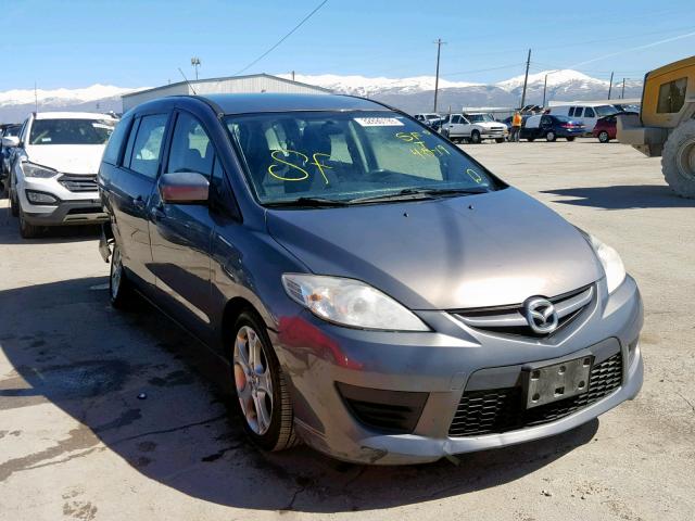 JM1CR2WL0A0373959 - 2010 MAZDA 5 GRAY photo 1