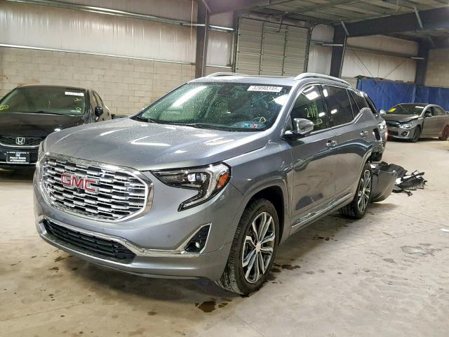 3GKALXEX3KL136076 - 2019 GMC TERRAIN DE GRAY photo 2