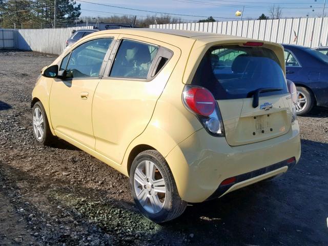 KL8CB6S96DC583838 - 2013 CHEVROLET SPARK LS YELLOW photo 3