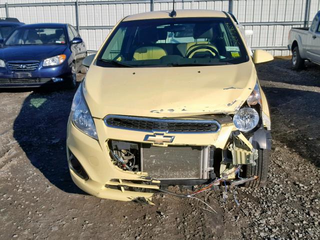 KL8CB6S96DC583838 - 2013 CHEVROLET SPARK LS YELLOW photo 9