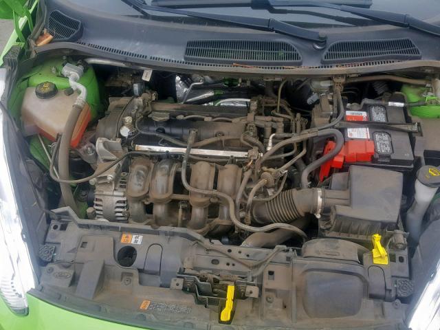 3FADP4FJ5EM241762 - 2014 FORD FIESTA TIT GREEN photo 7