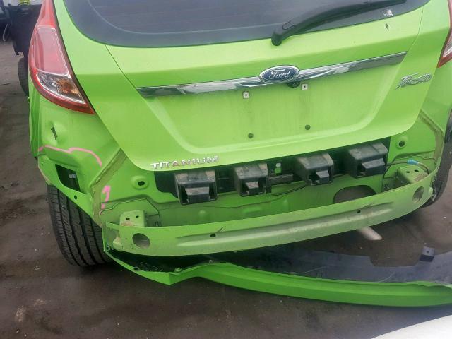 3FADP4FJ5EM241762 - 2014 FORD FIESTA TIT GREEN photo 9