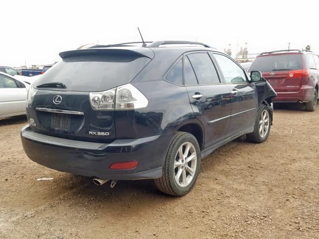 2T2GK31U49C071518 - 2009 LEXUS RX 350 BLACK photo 4