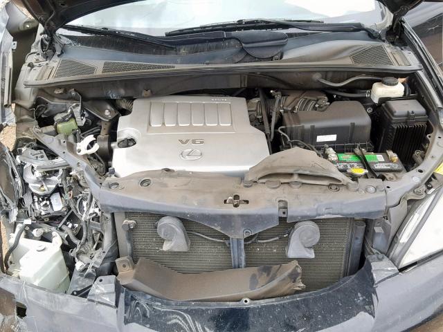 2T2GK31U49C071518 - 2009 LEXUS RX 350 BLACK photo 7