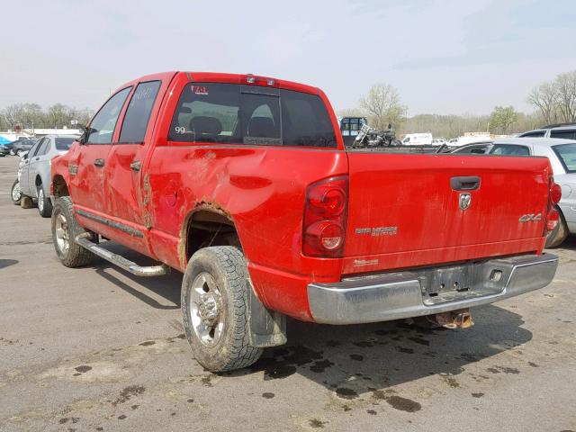 1D7KS28D57J585030 - 2007 DODGE RAM 2500 S Qırmızı foto 3
