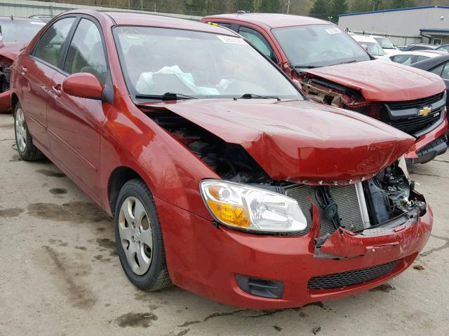 KNAFE121X85561566 - 2008 KIA SPECTRA EX RED photo 1