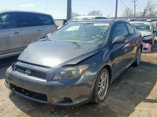 JTKDE177770197926 - 2007 TOYOTA SCION TC ნაცრისფერი ფოტო 2