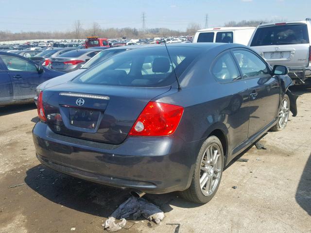 JTKDE177770197926 - 2007 TOYOTA SCION TC ნაცრისფერი ფოტო 4