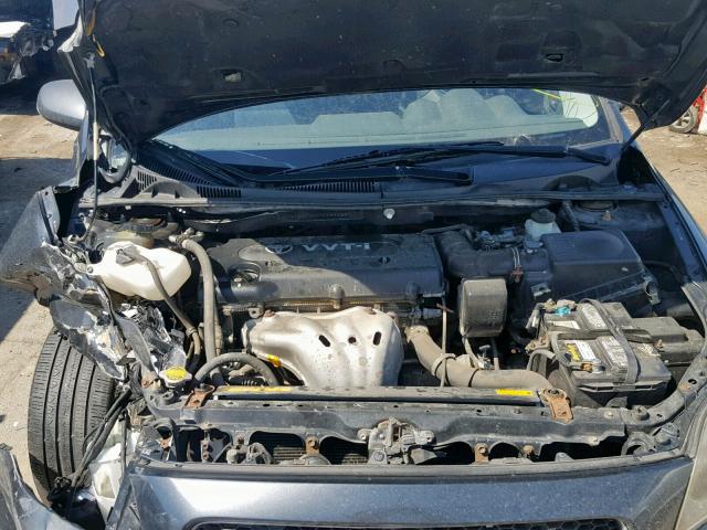 JTKDE177770197926 - 2007 TOYOTA SCION TC ნაცრისფერი ფოტო 7