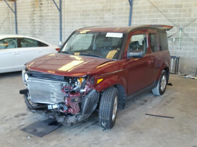 5J6YH18766L009306 - 2006 HONDA ELEMENT EX MAROON photo 2