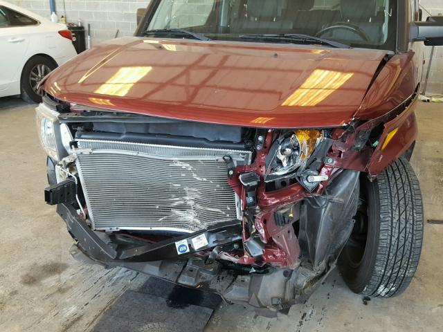 5J6YH18766L009306 - 2006 HONDA ELEMENT EX MAROON photo 9