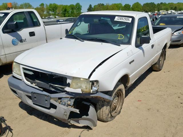 1FTYR10D63PB44715 - 2003 FORD RANGER WHITE photo 2