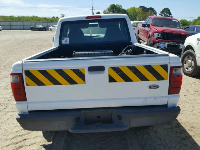 1FTYR10D63PB44715 - 2003 FORD RANGER WHITE photo 6