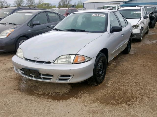 1G1JC524427445465 - 2002 CHEVROLET CAVALIER B GRAY photo 2