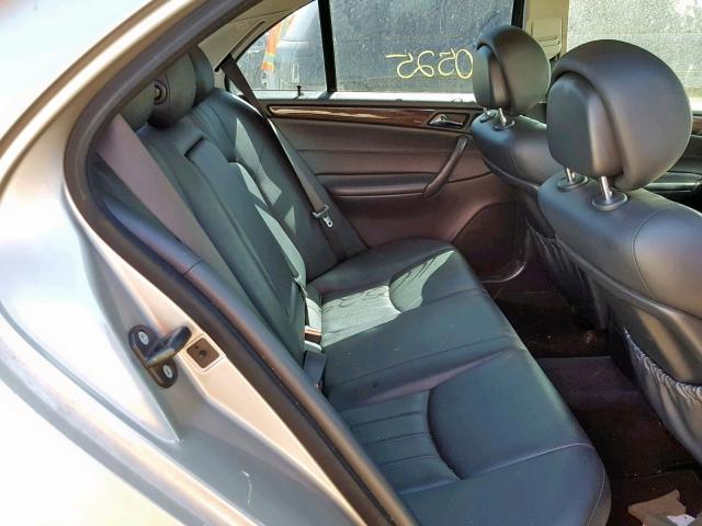 WDBRF54H66A916489 - 2006 MERCEDES-BENZ C 280 TAN photo 6