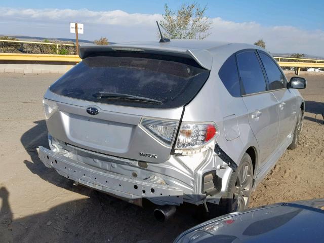 JF1GH76679G821179 - 2009 SUBARU IMPREZA WR SILVER photo 4