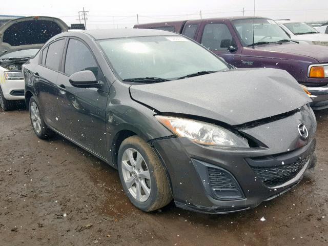 JM1BL1SF7A1241668 - 2010 MAZDA 3 I GRAY photo 1