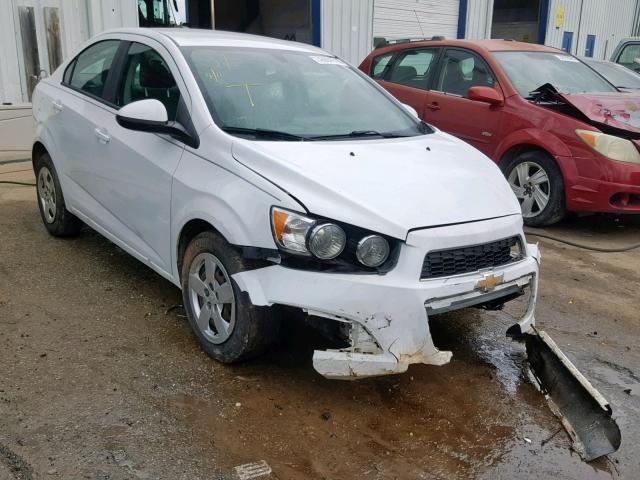 1G1JA5SH3F4128714 - 2015 CHEVROLET SONIC LS WHITE photo 1