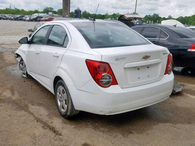 1G1JA5SH3F4128714 - 2015 CHEVROLET SONIC LS WHITE photo 3