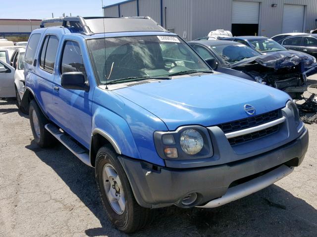 5N1ED28T22C532447 - 2002 NISSAN XTERRA XE BLUE photo 1