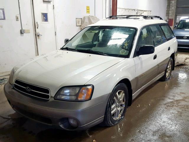 4S3BH665527667034 - 2002 SUBARU LEGACY OUT TWO TONE photo 2