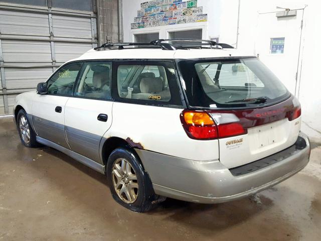 4S3BH665527667034 - 2002 SUBARU LEGACY OUT TWO TONE photo 3