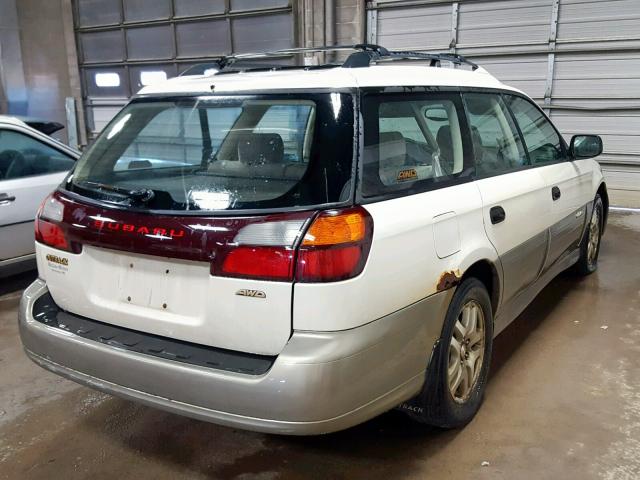 4S3BH665527667034 - 2002 SUBARU LEGACY OUT TWO TONE photo 4