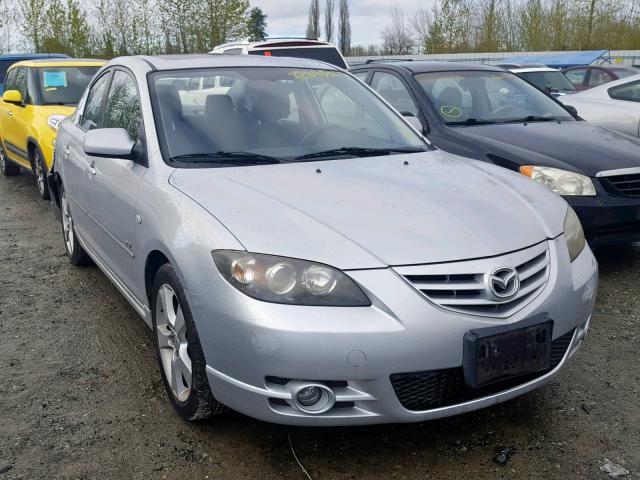 JM1BK323841200474 - 2004 MAZDA 3 S SILVER photo 1