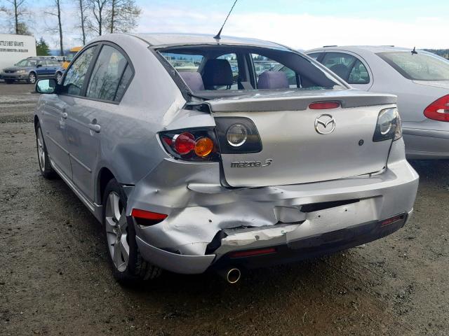 JM1BK323841200474 - 2004 MAZDA 3 S SILVER photo 3