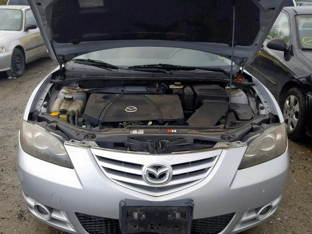 JM1BK323841200474 - 2004 MAZDA 3 S SILVER photo 7