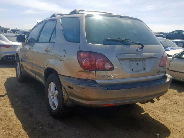 JT6GF10U7Y0081975 - 2000 LEXUS RX 300 GOLD photo 3