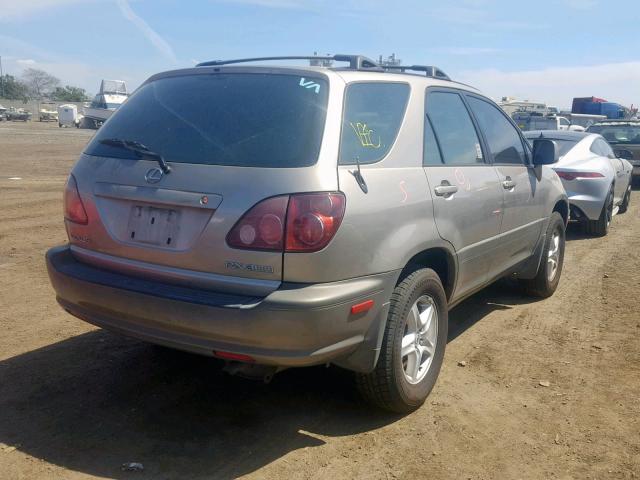 JT6GF10U7Y0081975 - 2000 LEXUS RX 300 GOLD photo 4