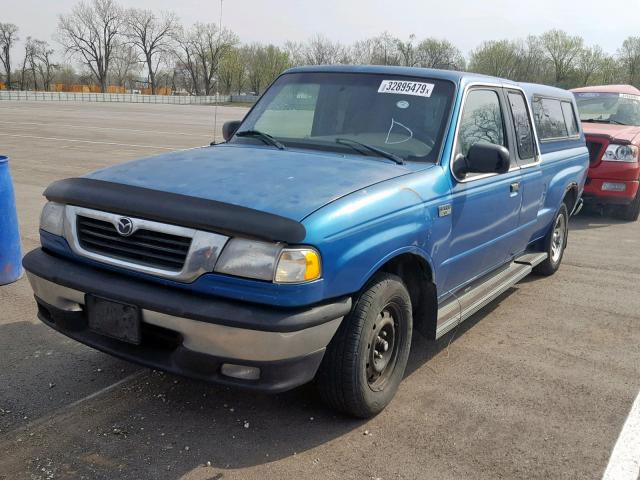 4F4YR16X9XTM01548 - 1999 MAZDA B4000 CAB BLUE photo 2