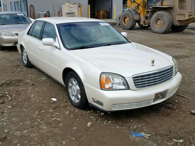 1G6KD54Y12U135173 - 2002 CADILLAC DEVILLE WHITE photo 1