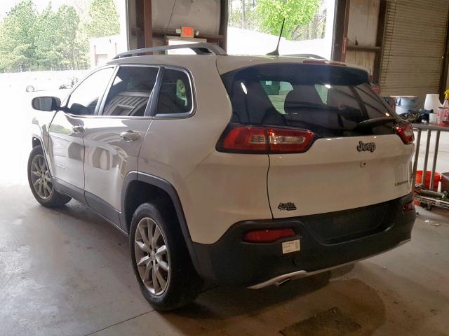 1C4PJLDB7HD232561 - 2017 JEEP CHEROKEE L WHITE photo 3