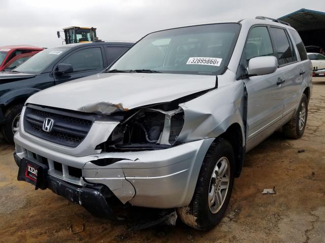 2HKYF18663H539200 - 2003 HONDA PILOT EXL  photo 2