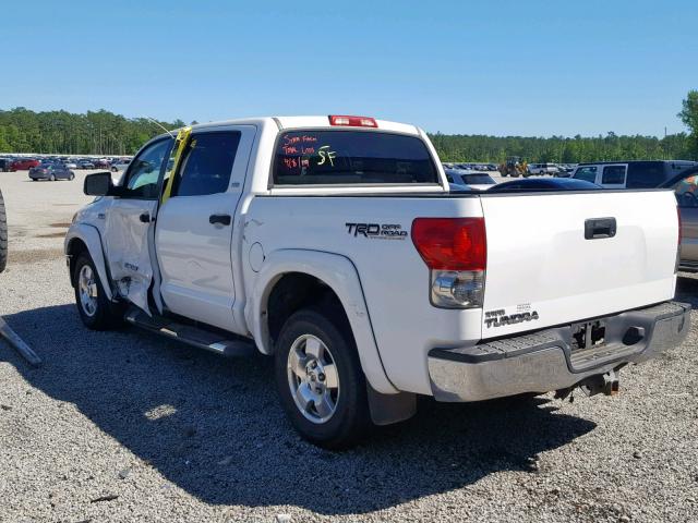 5TBET54147S456466 - 2007 TOYOTA TUNDRA CRE WHITE photo 3