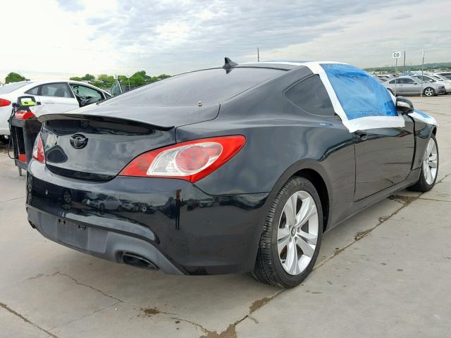 KMHHU6KH3BU061637 - 2011 HYUNDAI GENESIS CO BLACK photo 4