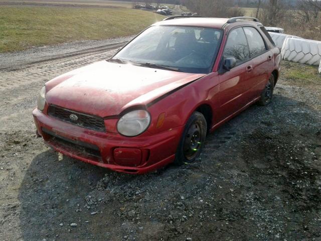 JF1GG65502H826388 - 2002 SUBARU IMPREZA TS RED photo 2